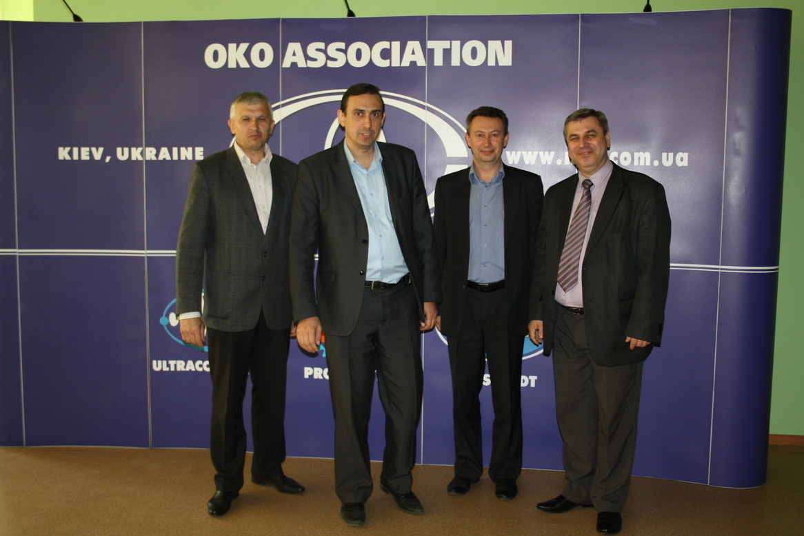 Коллеги OKOndt Group, приехавшие на Конференцию-выставку «Неразрушающий контроль-2015»