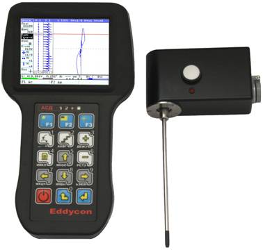 Комплект оборудования для проведения ВТК: дефектоскоп Эддикон и ротационный сканер