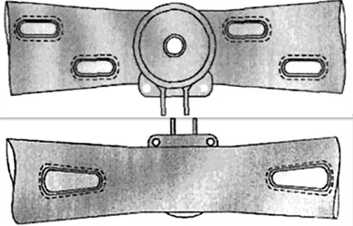 Пример сканирования кромок технологических отверстий надрессорной балки