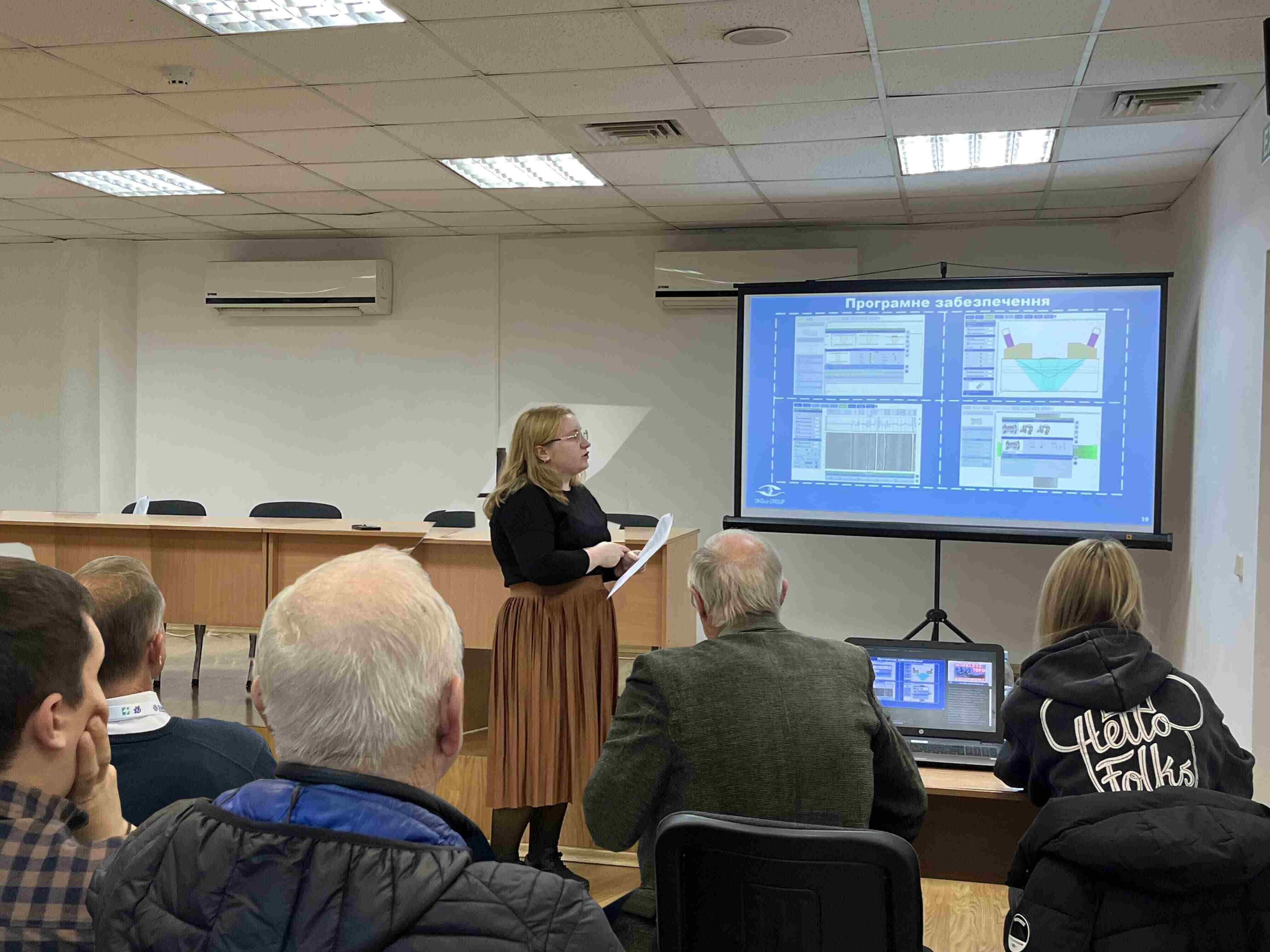 А. Паренюк и Ю. Посыпайко на семинаре по сварке и неразрушающему контролю, выставка «НАФТОГАЗЕКСПО - 2025”, Киев