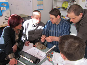 Презентация польским специалистам ультразвукового дефектоскопа УД4-76, март 2012