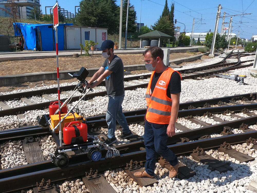 Carrying out practical seminar focused on ultrasonic rail testing equipment UDS2-73 application and operation in Turkey, August 2020