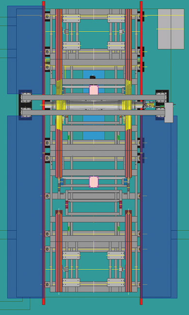 Структура построения механизированного поста колесной пары на вагоноремонтном заводе-производителе