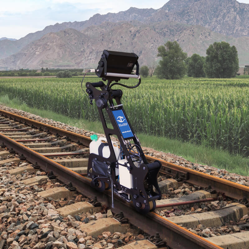 Ultrasonic mechanized railway track inspection trolley UDS2-77