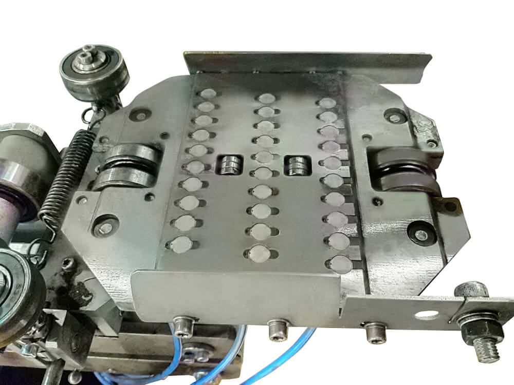 Eddy-current module No. 1 provides for testing of the rail base except 