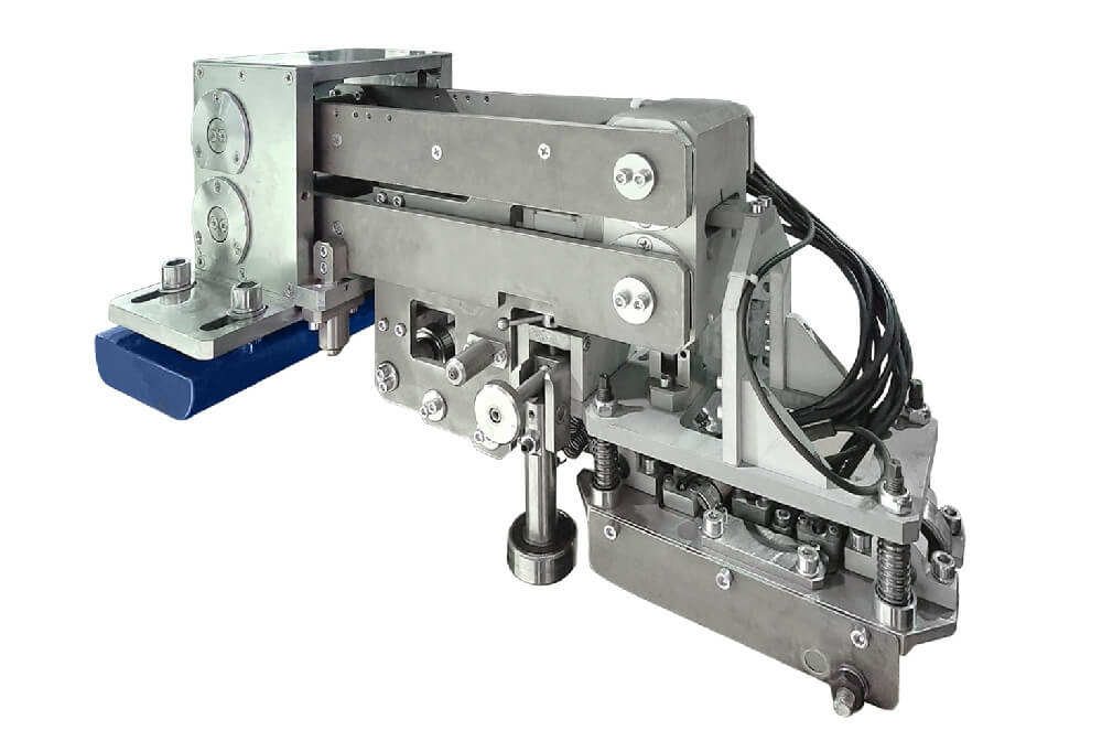 Eddy-Current Module No. 2 provides for testing of the rails head in the area with upper flutings