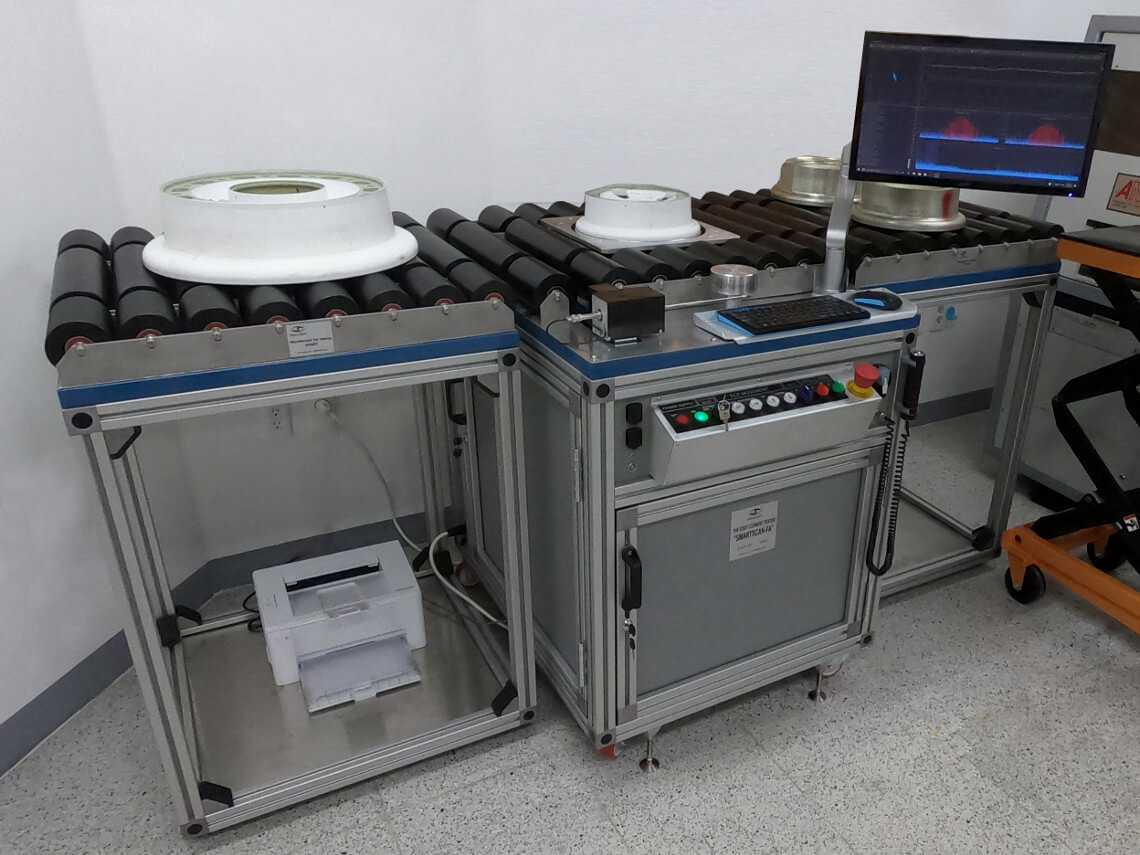 Установка автоматизированного контроля авиационных колес SmartScan-FA в офисе заказчика из Южной Кореи