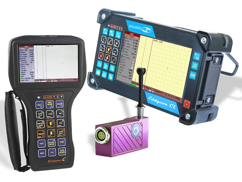 Eddycon universal eddy current flaw detector application for field inspection of aeronautical engineering