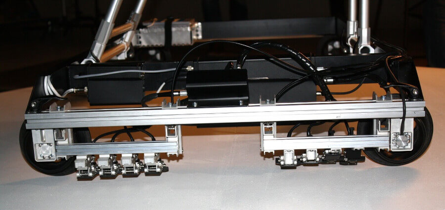 Eddy current single-rail 8-channel flaw detector ETS2-77