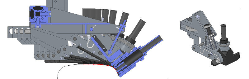 Eddy-current single-rail 8-channel flaw detector ETS2-77